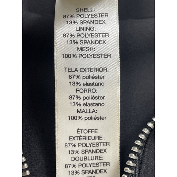 Chico’s Black & White Polka Dot Women’s Sleeveless Zip-Up Vest Size 1 - Picture 9 of 10